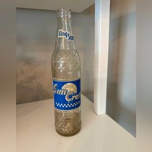 Sun Crest King Size Glass Bottle - Antique